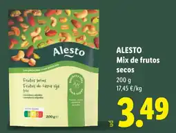 Lidl Alesto mix de frutos secos oferta