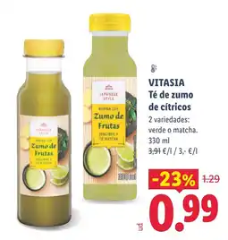 Lidl VITASIA Té de zumo de cítricos oferta