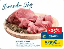 Cash Ecofamilia Magro jamón de cerdo fresco oferta