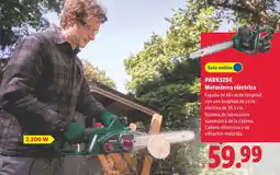 Lidl Parkside Motosierra eléctrica oferta