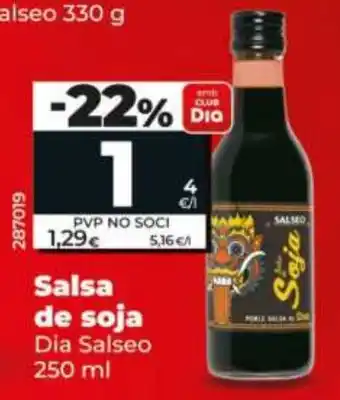 Dia Salseo salsa de soja