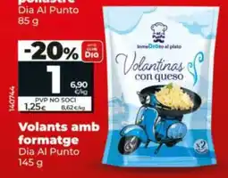 Maxi Dia Dia Al Punto volantinas con queso oferta