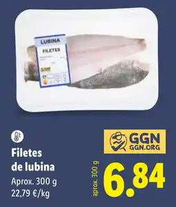 Lidl Lubina filetes oferta