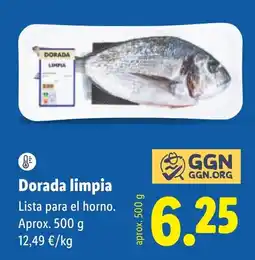 Lidl Dorada limpia oferta