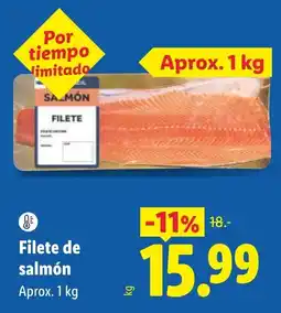 Lidl Filete de salmón oferta