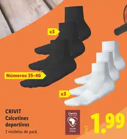 Lidl Crivit calcetines deportivos oferta