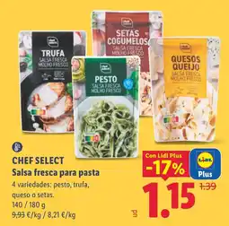 Lidl Chef Select salsa fresca para pasta oferta