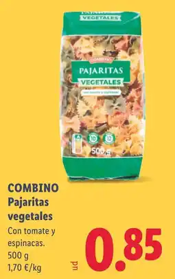 Lidl Combino pajaritas vegetales oferta