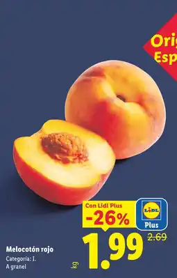 Lidl Lidl Melocotón rojo oferta