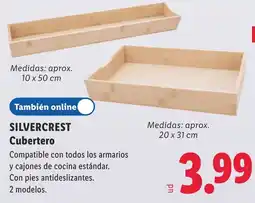 Lidl Silvercrest cubertero oferta