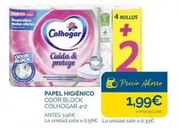 Cash Ecofamilia Colhogar papel higiénico odor block oferta