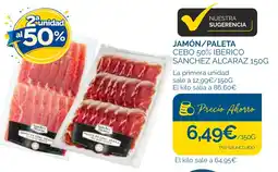 Cash Ecofamilia Sánchez Alcaraz jamón/paleta oferta