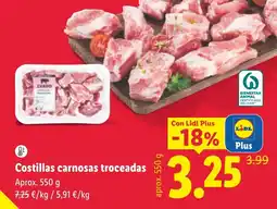 Lidl Lidl costillas carnosas troceadas oferta