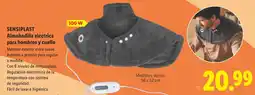 Lidl SensiPlast Almohadilla eléctrica para hombros y cuello oferta