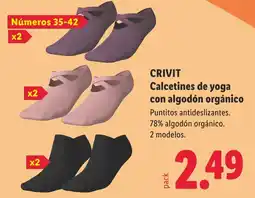 Lidl Crivit calcetines de yoga oferta