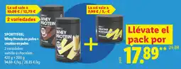 Lidl Sportyfeel whey protein en polvo + creatina en polvo oferta