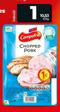 Maxi Dia Campofrio chopped pork oferta