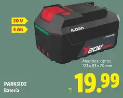 Lidl Parkside batería oferta