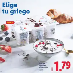 Lidl Milbona Yogur griego de stracciatella oferta