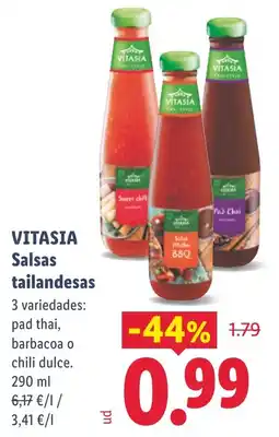 Lidl Vitasia salsas tailandesas oferta