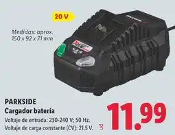Lidl Parkside cargador batería oferta