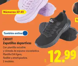 Lidl Crivit zapatillas deportivas oferta