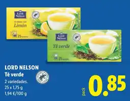 Lidl Lord nelson té verde oferta