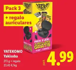 Lidl Yatekomo yakisoba oferta