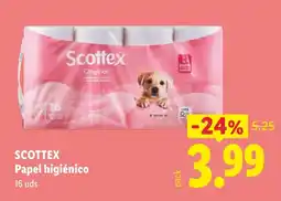 Lidl Scottex Papel higiénico oferta