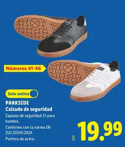 Lidl Parkside calzado de seguridad oferta