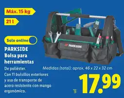 Lidl Parkside bolsa para herramientas oferta