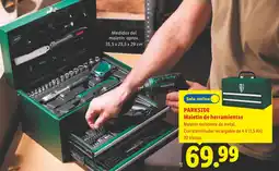Lidl Parkside maletín de herramientas oferta