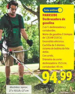 Lidl Parkside Desbrozadora de gasolina oferta