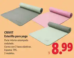 Lidl Crivit esterilla para yoga oferta