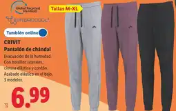 Lidl Crivit pantalón de chándal oferta