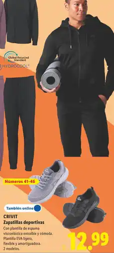Lidl Crivit zapataillas deportivas oferta