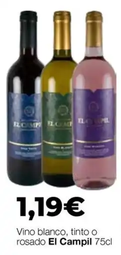 Comerco Cash & Carry El Campil vino blanco, tinto o rosado oferta