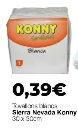 Comerco Cash & Carry Sierra Nevada Konny tovallons blancs oferta