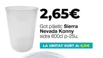 Sierra Nevada Konny sidra