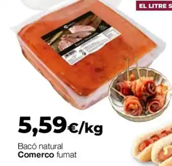 Comerco fumat bacó natural
