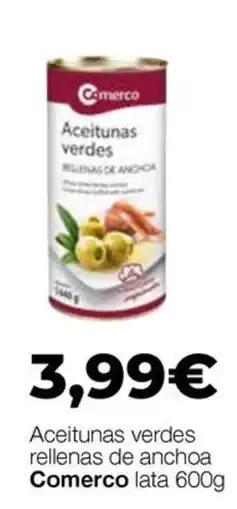 Comerco Cash & Carry Comerco aceitunas verdes rellenas de anchoa oferta