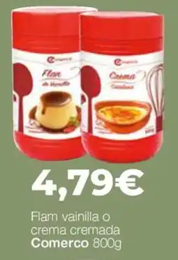 Comerco Cash & Carry Comerco flan vainilla o crema cremada oferta