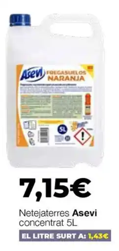 Comerco Cash & Carry Asevi fregasuełos naranja oferta