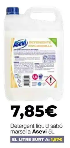 Comerco Cash & Carry Detergent líquid sabó marsella Asevi oferta
