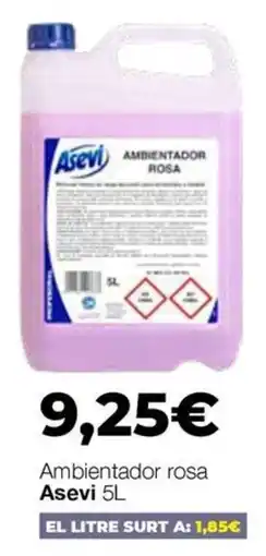 Comerco Cash & Carry Asevi ambientador rosa oferta