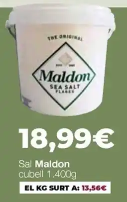 Comerco Cash & Carry Maldon sal cubell oferta