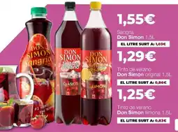 Comerco Cash & Carry Don Simon tinto de verano oferta