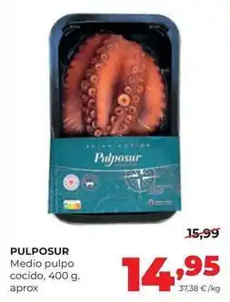 Alimerka Medio pulpo cocido oferta