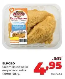 Alimerka Elpozo - solomillo de pollo empanado extra tierno oferta