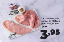 Alimerka Jamón fresco de cerdo, en filetes o para asar oferta